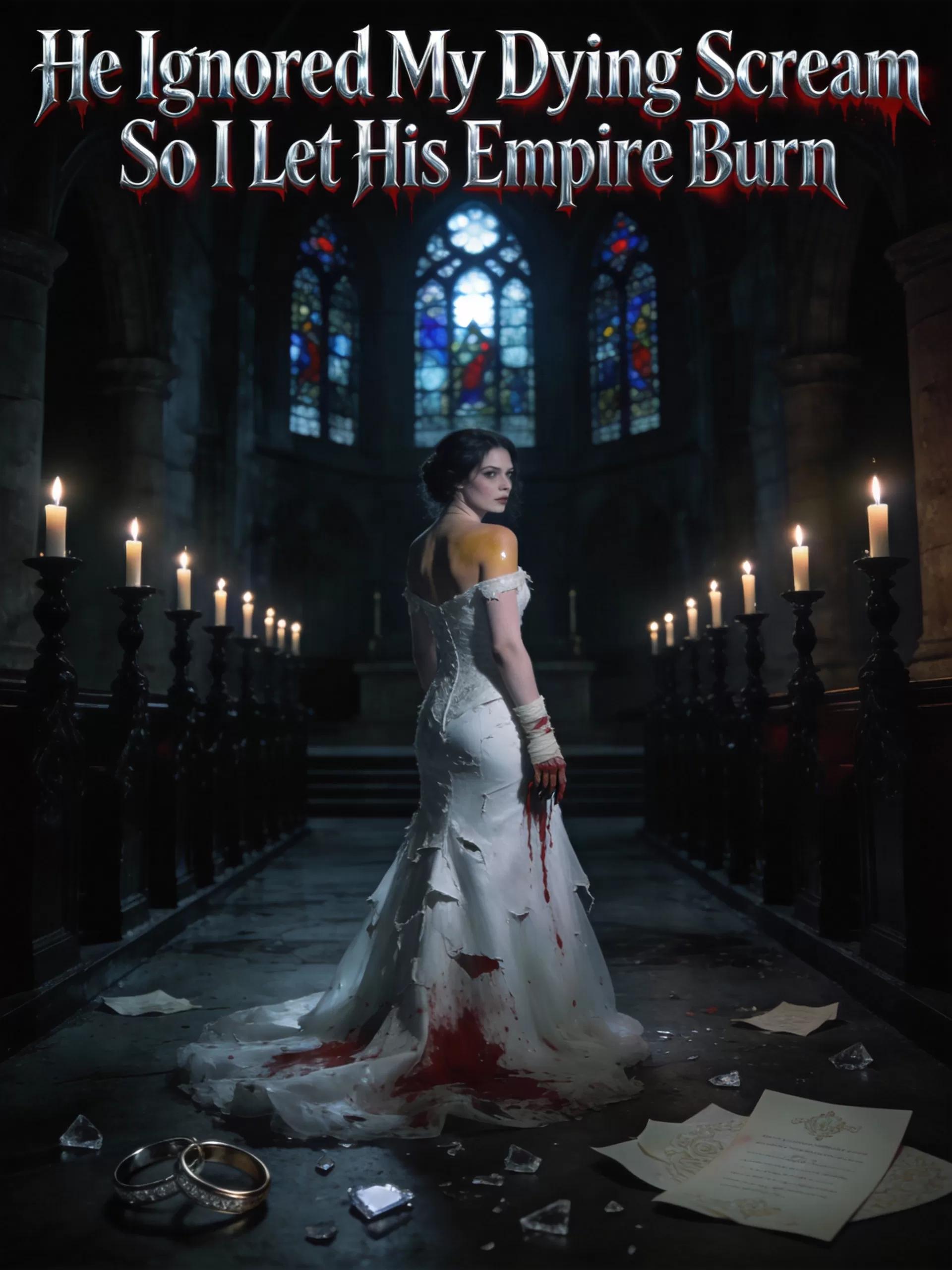 He Ignored My Dying Scream So I Let His Empire Burn - Dark Mafia Protector Romance Novel Cover - Read online free