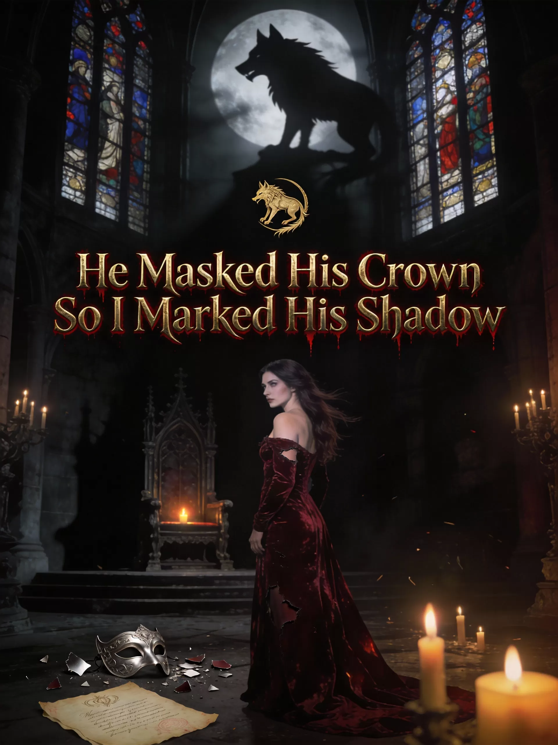 He Masked His Crown So I Marked His Shadow - Shifter & Vampire Fated Mates Minis Novel Cover - Read online free