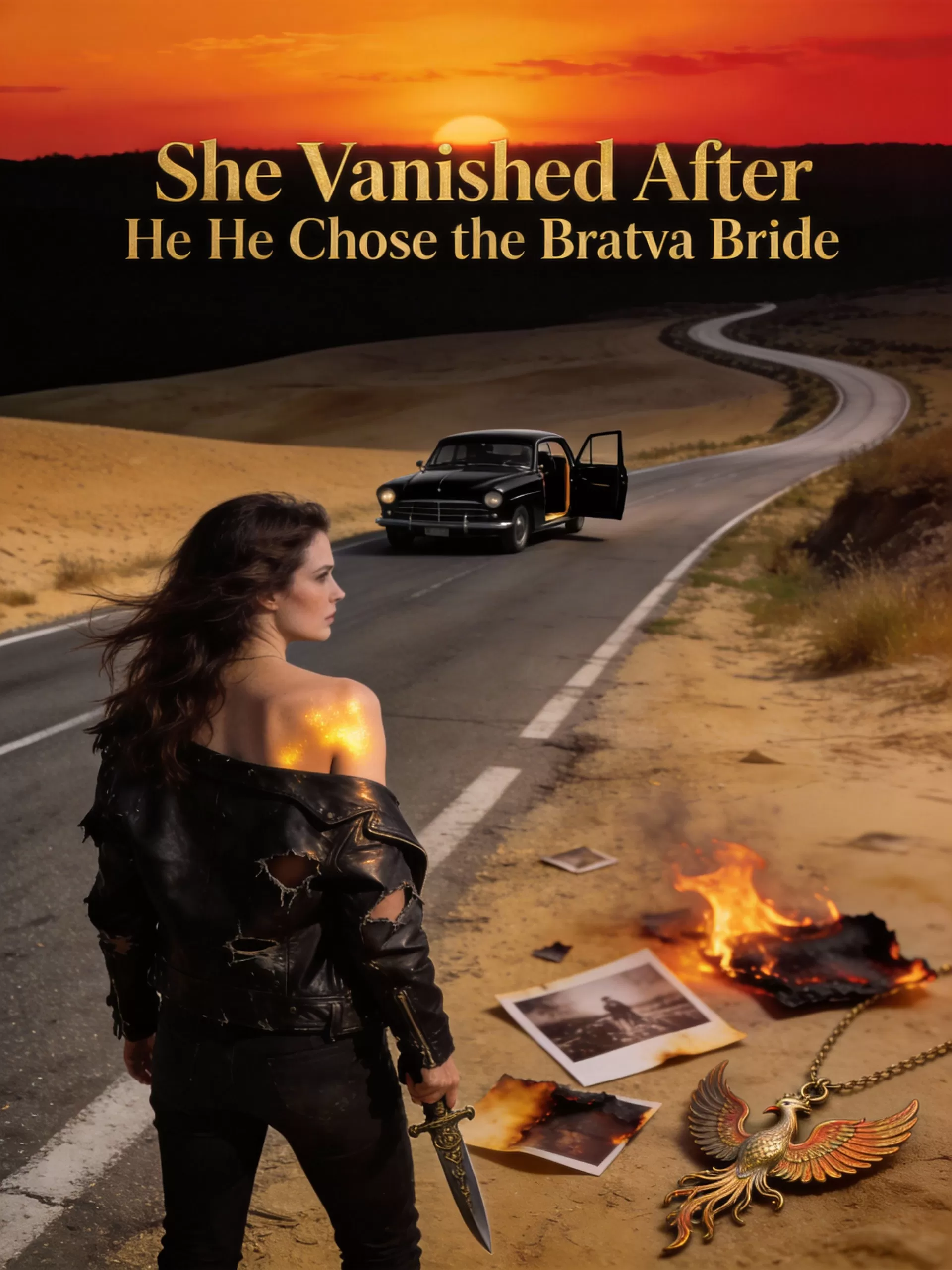 She Vanished After He Chose the Bratva Bride - Dark Mafia Protector Romance Novel Cover - Read online free