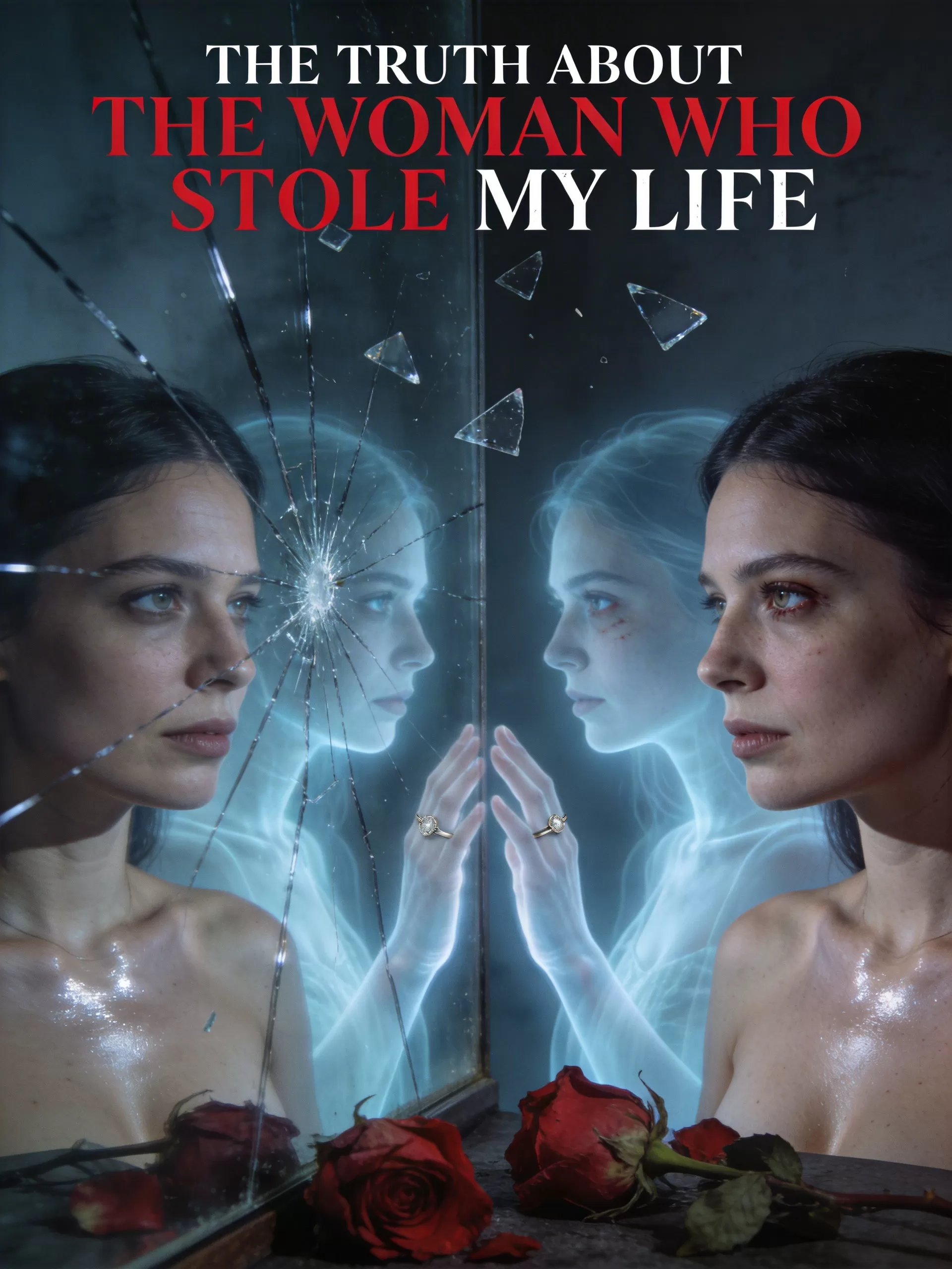The Truth About the Woman Who Stole My Life - Twisted Psychological Thriller Romance Novel Cover - Read online free
