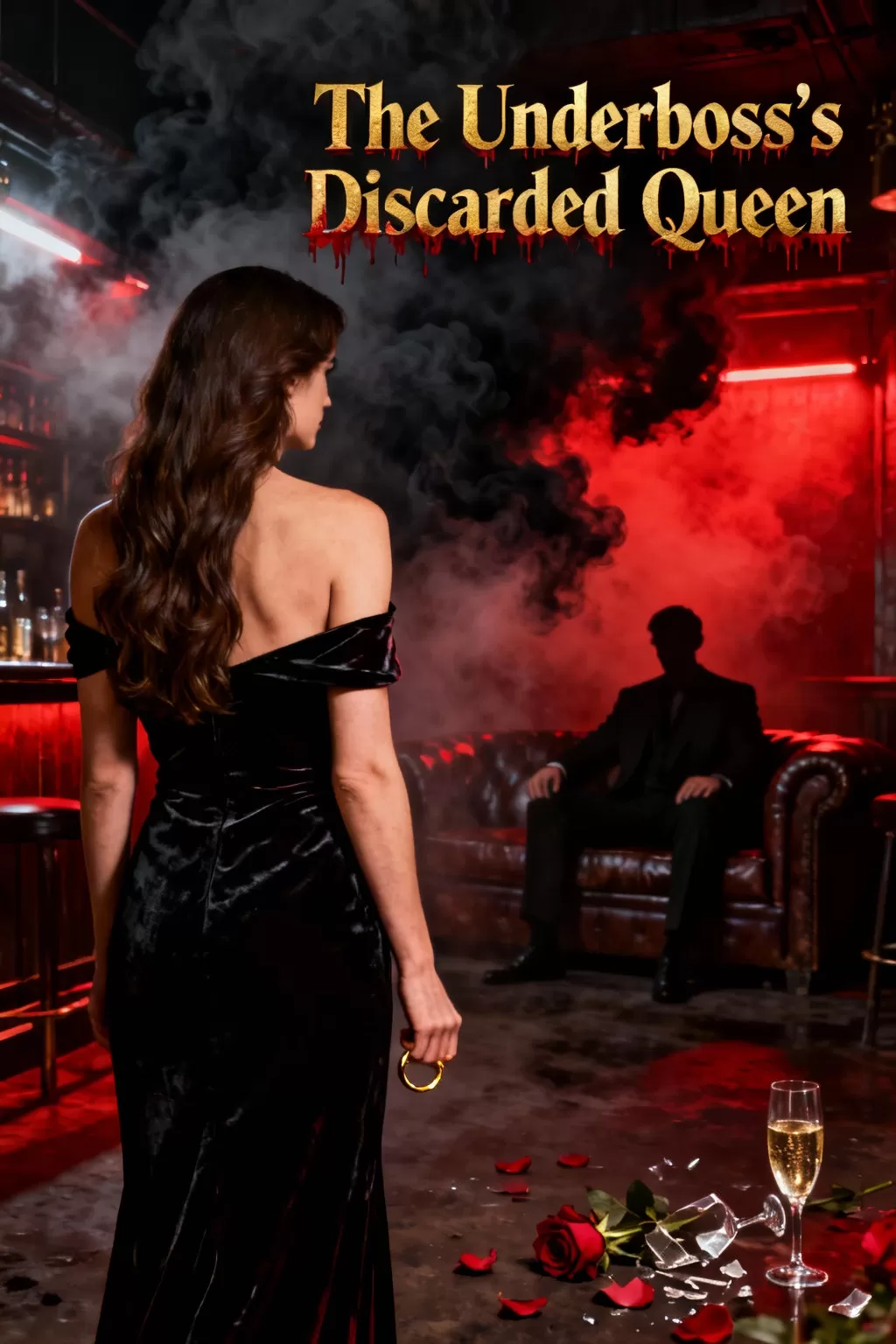 The Underboss's Discarded Queen - Dark Mafia Protector Romance Novel Cover - Read online free