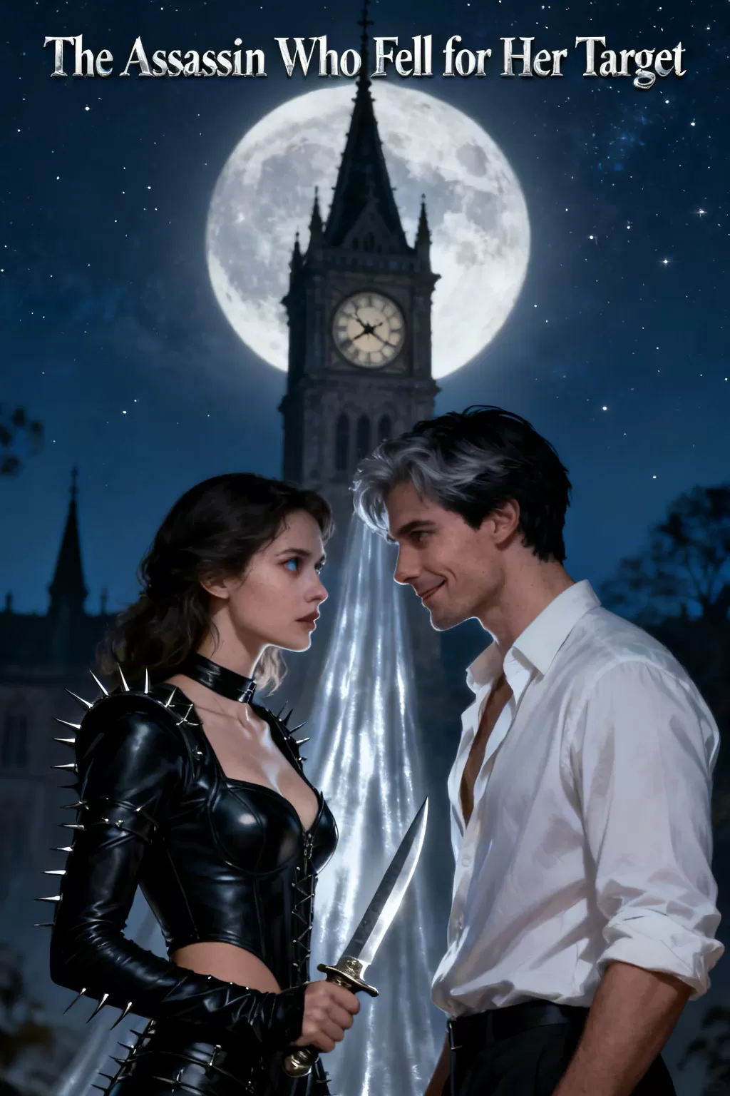 The Assassin Who Fell for Her Target - Forbidden Shadow Academy Novel Cover - Read online free