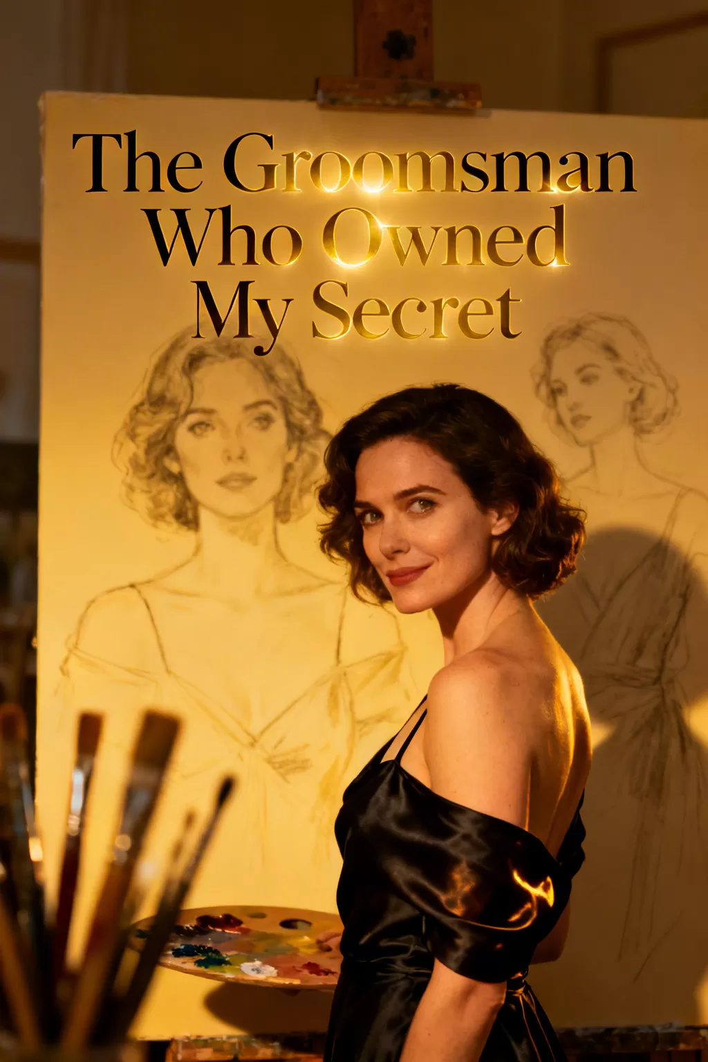 The Groomsman Who Owned My Secret - Steamy & Spicy Romance Novel Cover - Read online free