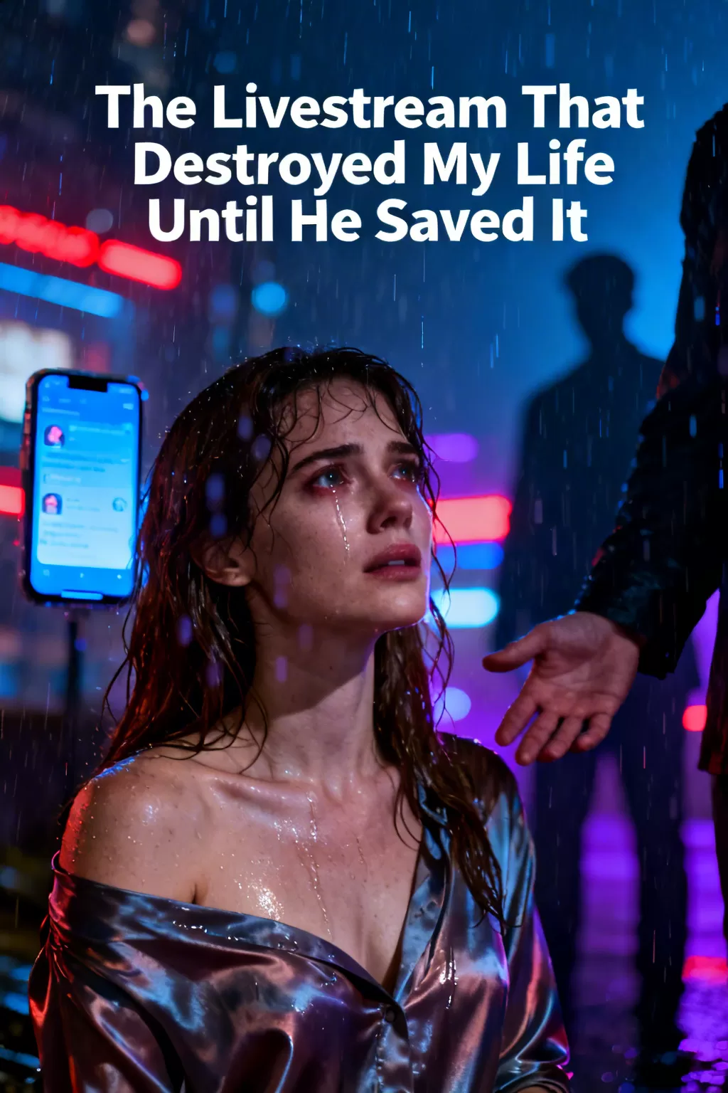 The Livestream That Destroyed My Life Until He Saved It - Celebrity & Influencer Meltdown Romance Novel Cover - Read online free