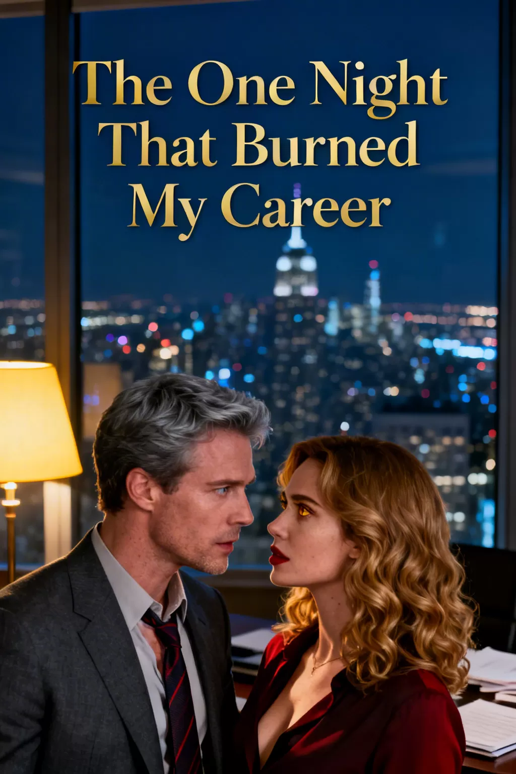 The One Night That Burned My Career - Steamy & Spicy Romance Novel Cover - Read online free