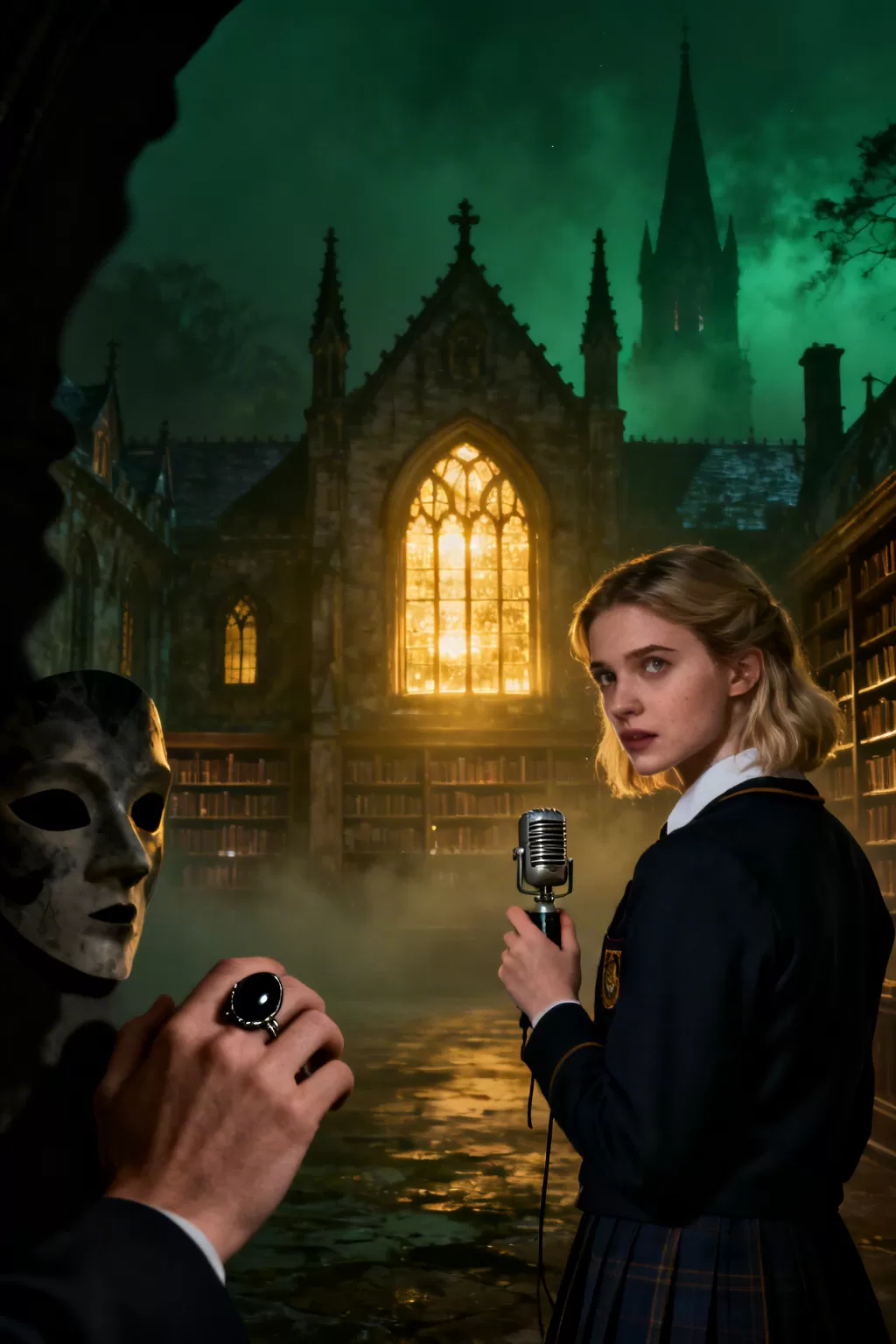 The Scholarship Girl Who Saw the Oath - Forbidden Shadow Academy Novel Cover - Read online free