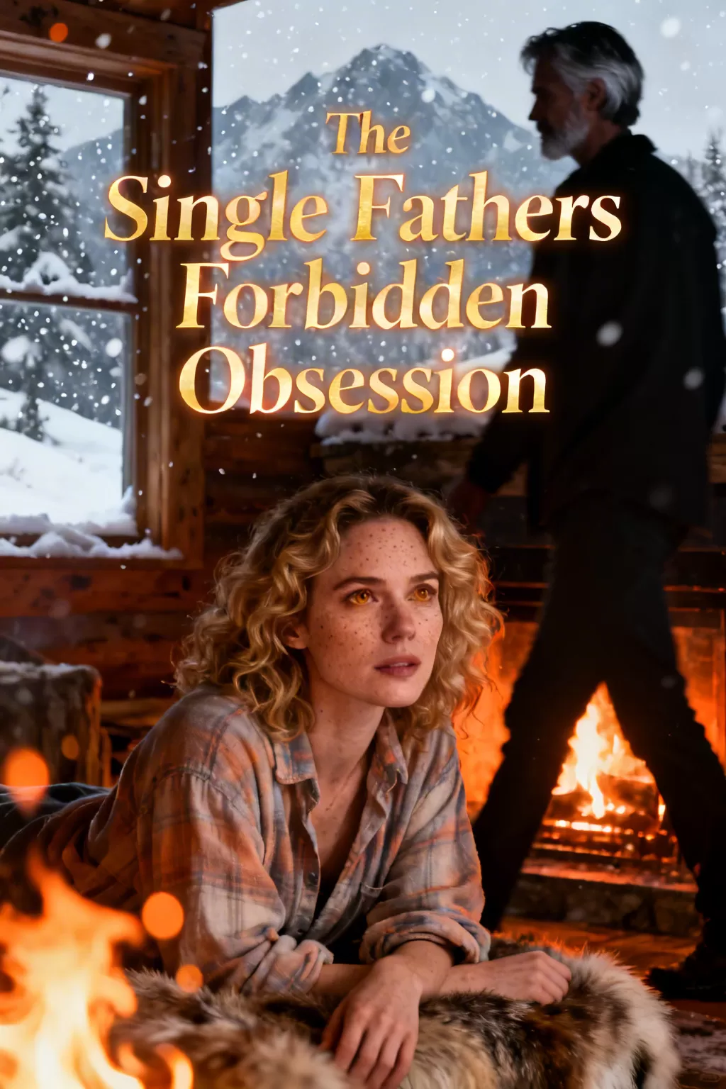The Single Father's Forbidden Obsession - Steamy & Spicy Romance Novel Cover - Read online free