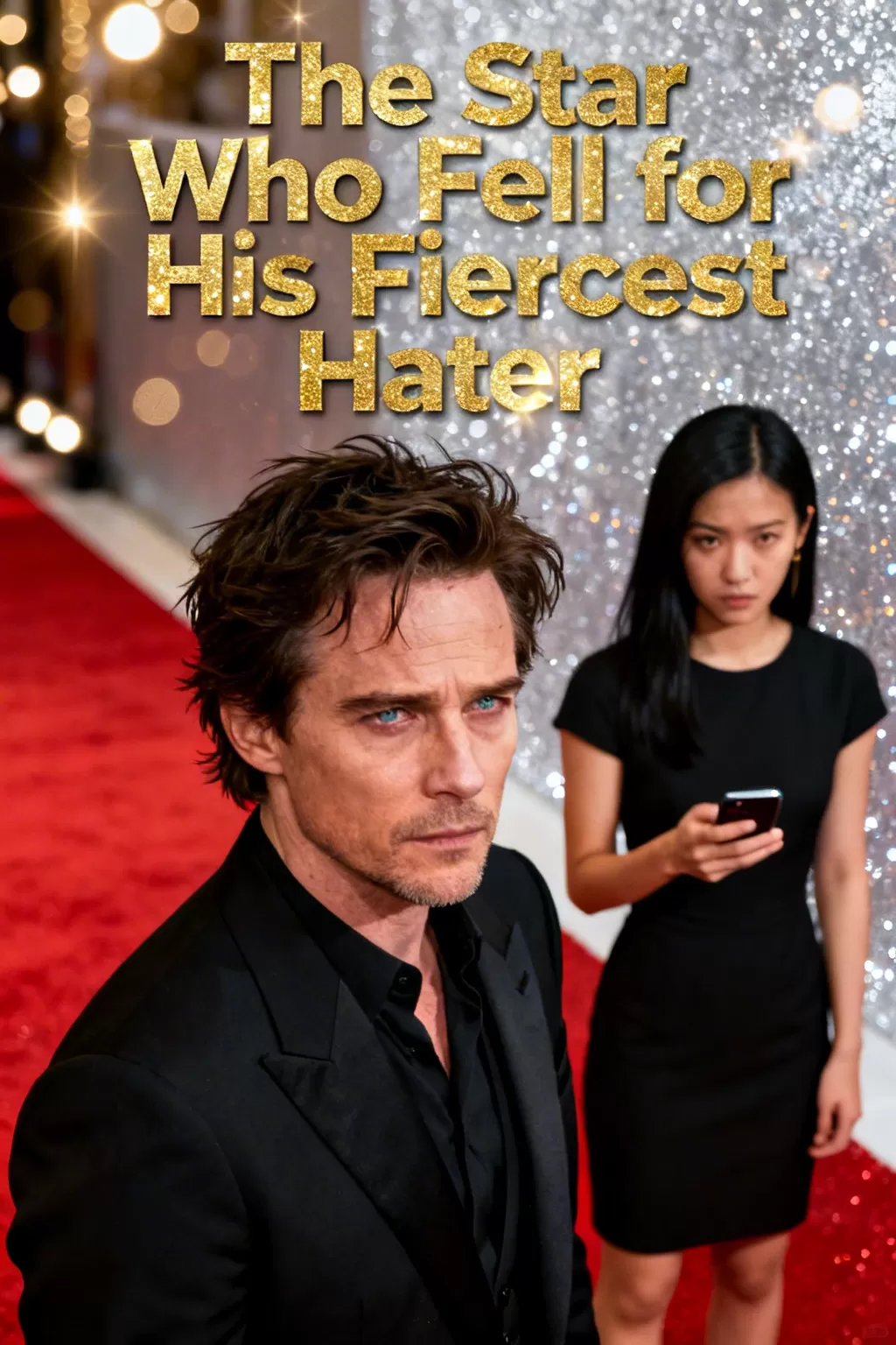 The Star Who Fell for His Fiercest Hater - Celebrity & Influencer Meltdown Romance Novel Cover - Read online free