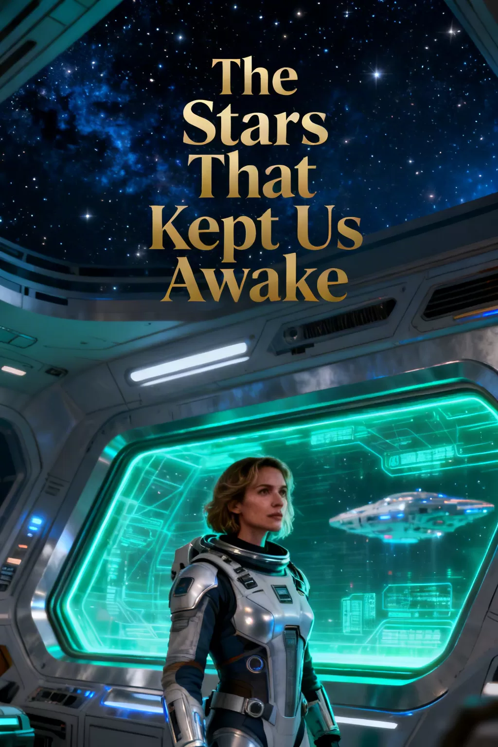 The Stars That Kept Us Awake - Sci-Fi & Space Romance Novel Cover - Read online free