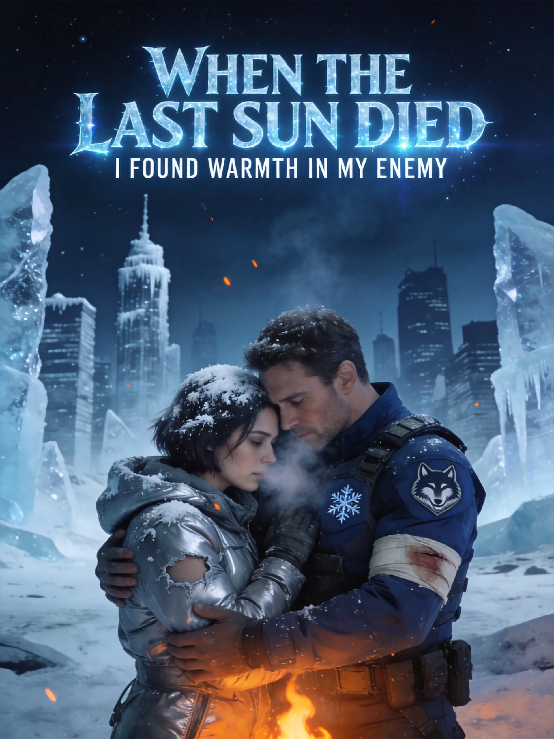 When the Last Sun Died I Found Warmth in My Enemy - Dystopian Survival Hearts Novel Cover - Read online free