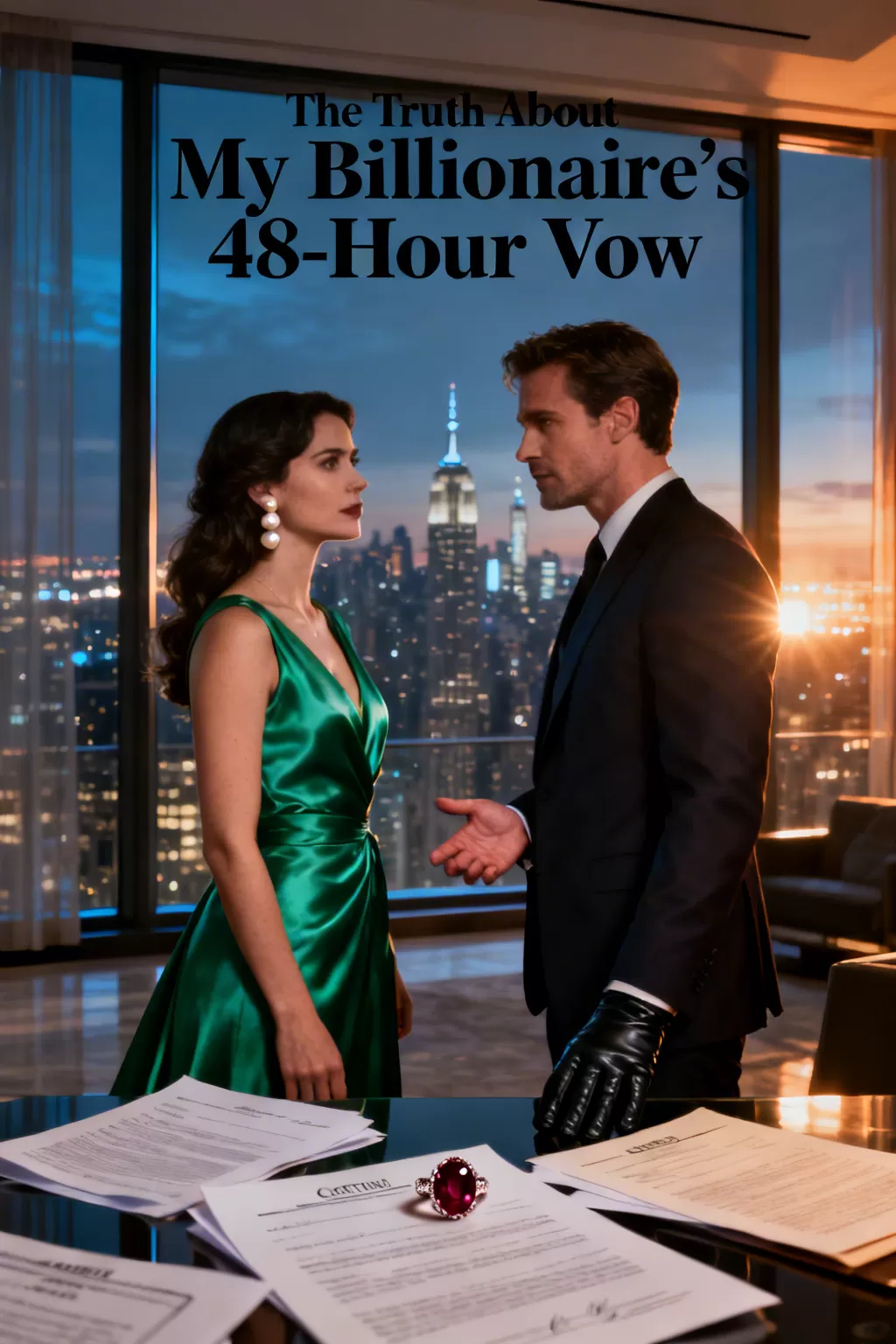 The Truth About My Billionaire's 48-Hour Vow - Contract & Billionaire Marriage Saga Novel Cover - Read online free