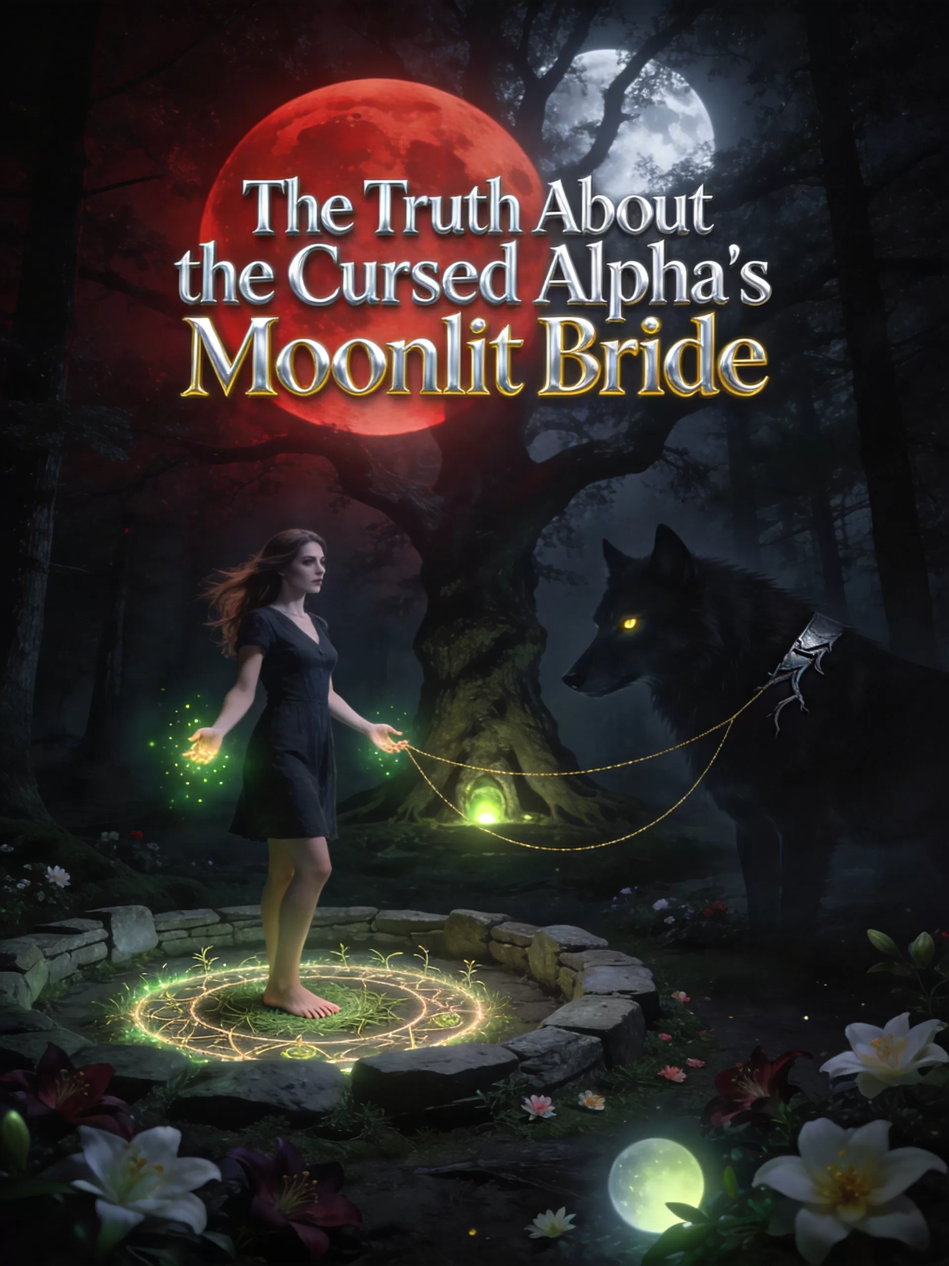 The Truth About the Cursed Alpha's Moonlit Bride - Shifter & Vampire Fated Mates Minis Novel Cover - Read online free