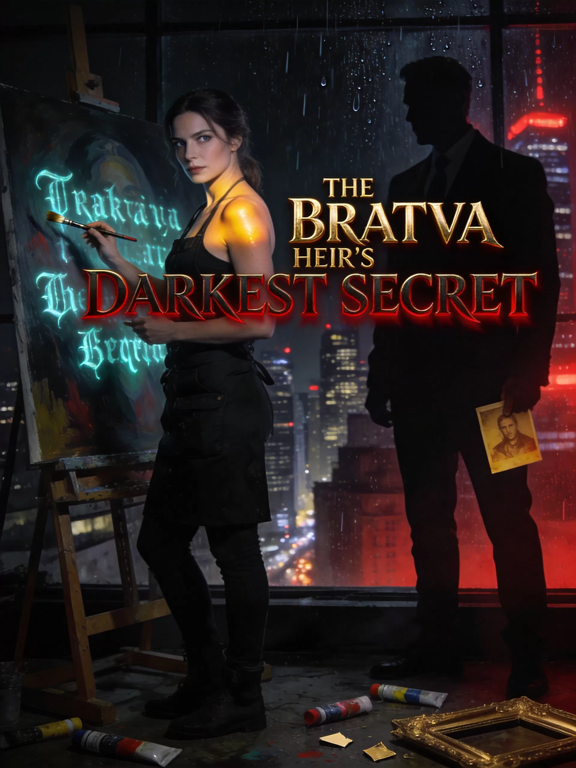 The Bratva Heir's Darkest Secret - Dark Mafia Protector Romance Novel Cover - Read online free