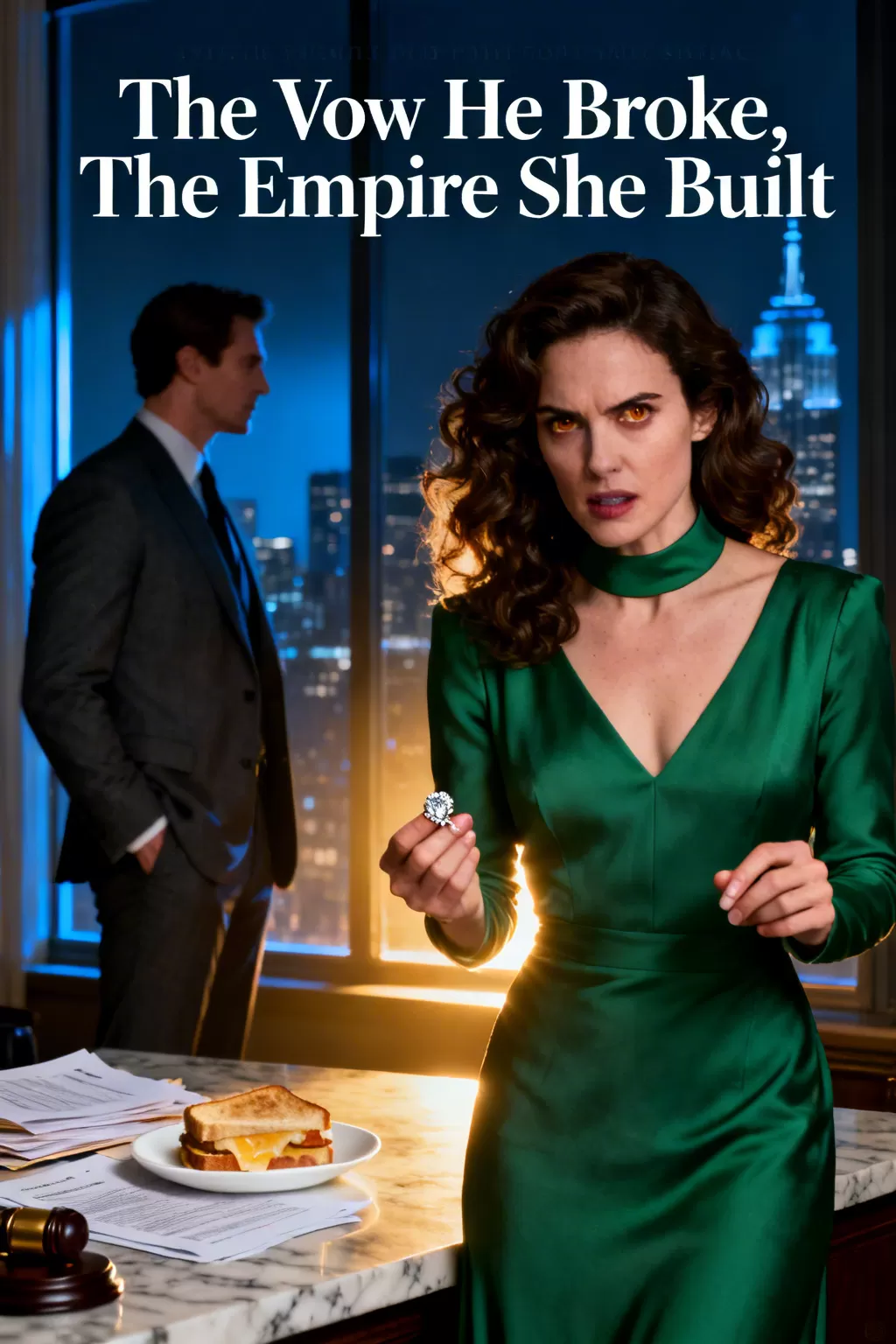 The Vow He Broke, The Empire She Built - Contract & Billionaire Marriage Saga Novel Cover - Read online free