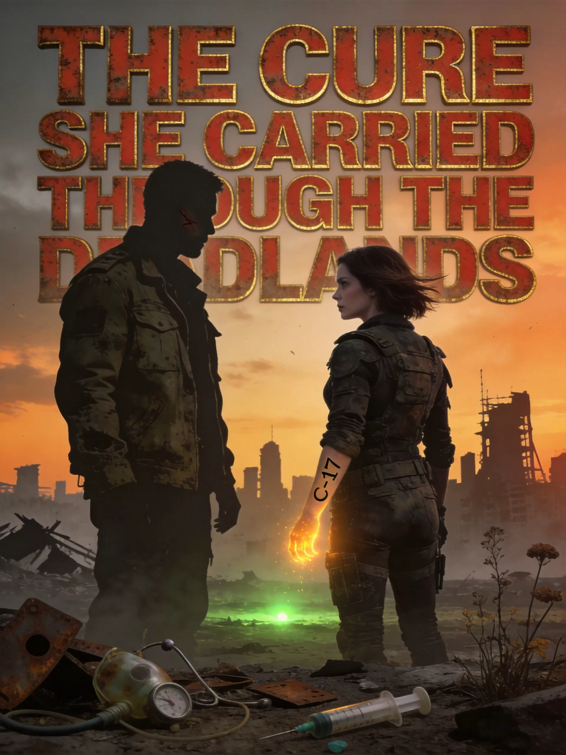 The Cure She Carried Through the Deadlands - Dystopian Survival Hearts Novel Cover - Read online free