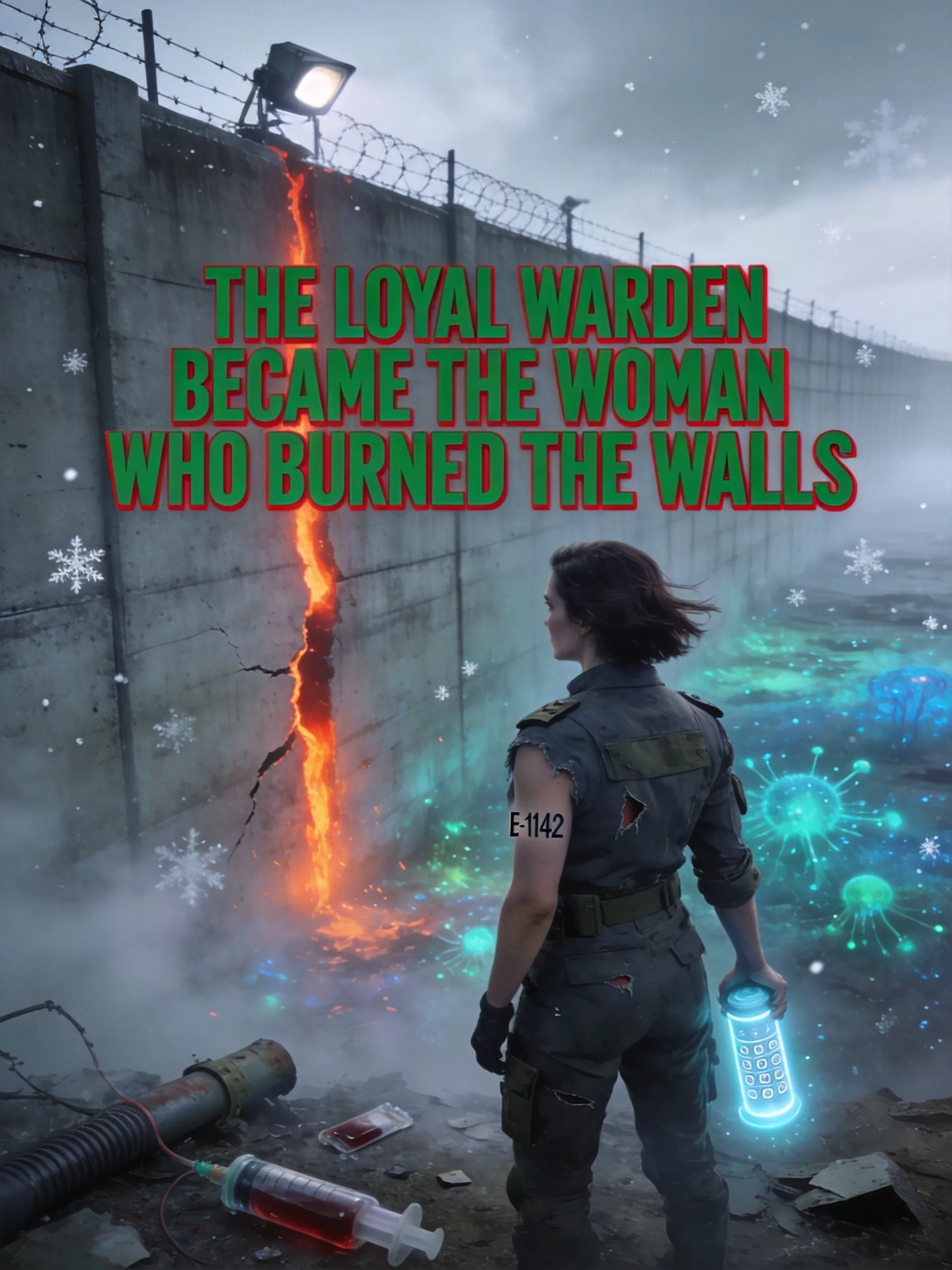 The Loyal Warden Became the Woman Who Burned the Walls - Dystopian Survival Hearts Novel Cover - Read online free