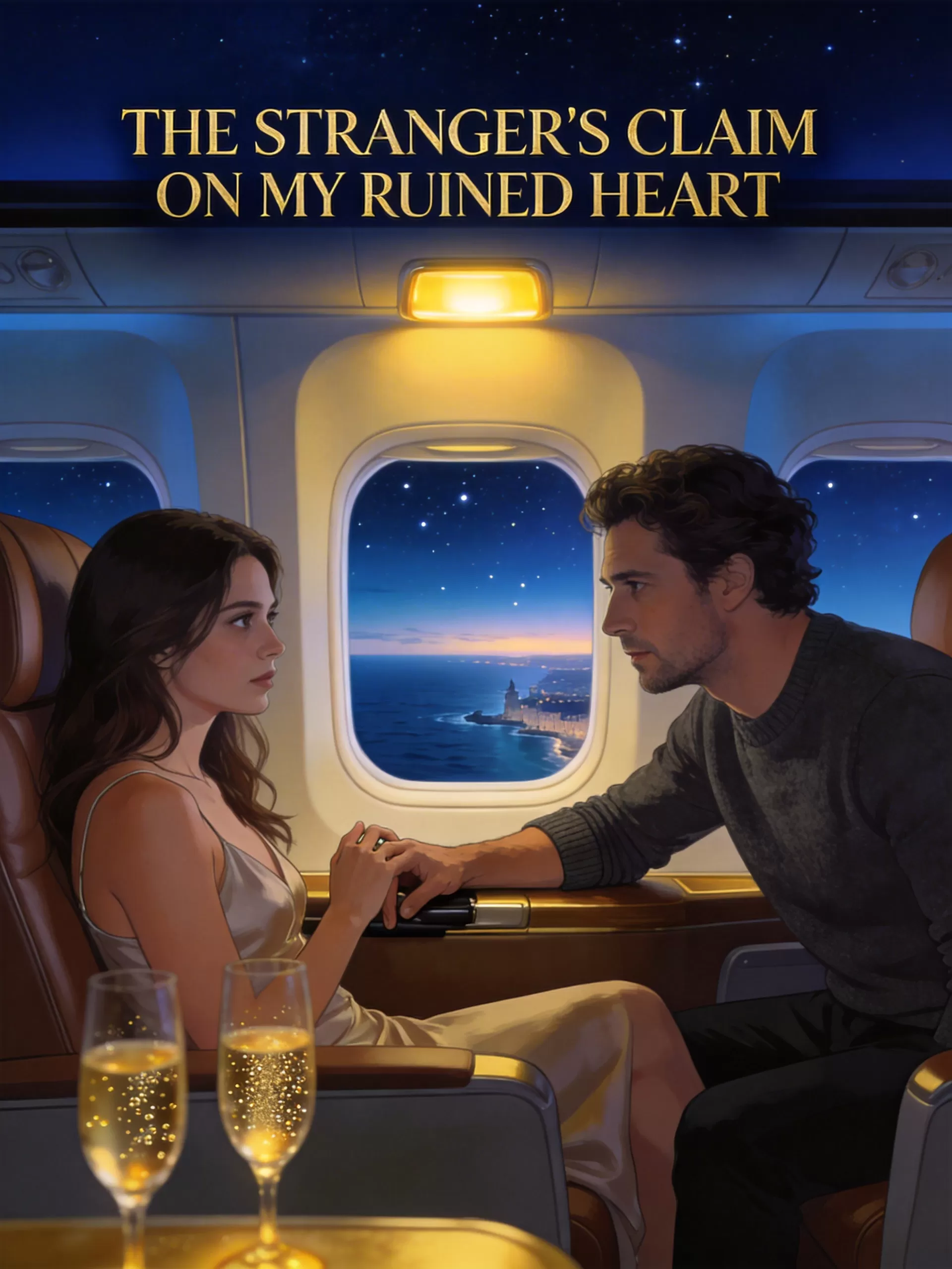 The Stranger's Claim on My Ruined Heart - Steamy & Spicy Romance Novel Cover - Read online free